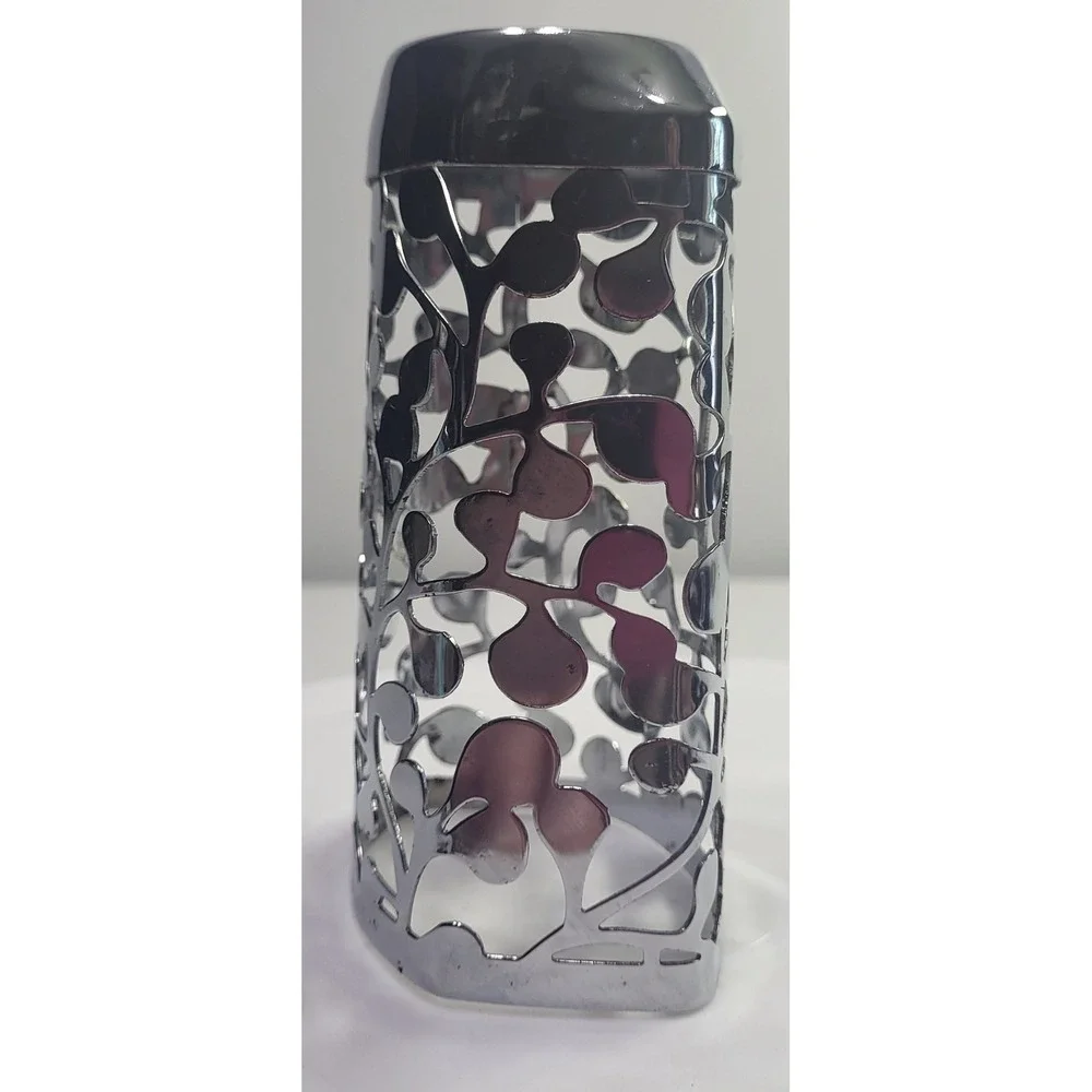 Bath & Body Works Soap Sleeve Silver Leaf Botanical Decorative Holder